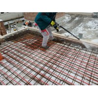 Realizácia železobetónového stropu  v obci Tvrdošovce